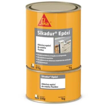 Imagem de Sikadur Epóxi 1 Kilo - 499358 - Sika Adesivo 1kg Estrutural Sikadur Ep