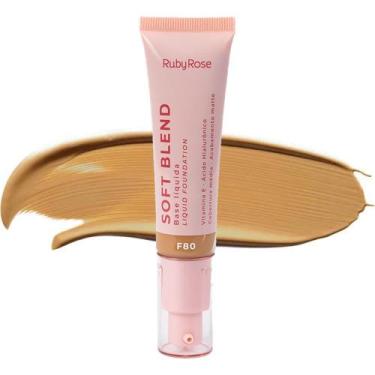 Imagem de Base Líquida Soft Blend Ruby Rose Cobertura Média Acabamento Matte 30g