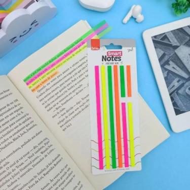 Imagem de Bloco smart notes marca texto - brw, Neon