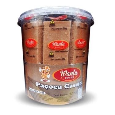 Imagem de Doce Wanlu Paçoca Caseira com 20 unidades