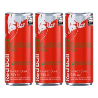 Imagem de Kit C/3 Energetico Red Bull Melancia 250ml