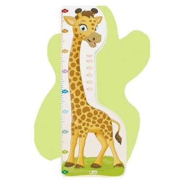 Imagem de Régua De Crescimento Girafa Infantil Animais Junges 120cm