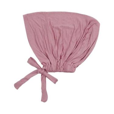 Imagem de Touca Hijab Modal Feminina, Turbante Interno Com Cordão, Lenço Islâmic