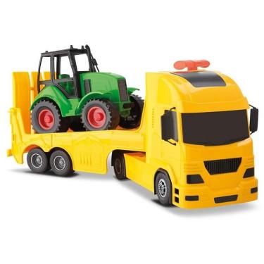 Imagem de Caminhão de Brinquedo Pollux Resgate com Trator em Plástico Resistente Silmar Brinquedos