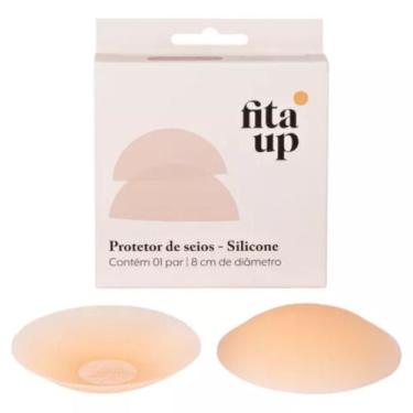Imagem de Protetor Silicone Ultra Fino Mamilos Bico Original Fita UP, Creme
