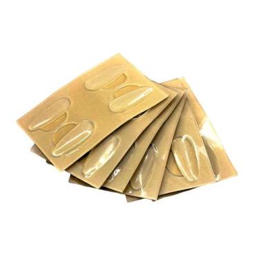 Imagem de 12 Un Plaqueta Adesiva Almofada Nariz Armação Óculos acetato metal col