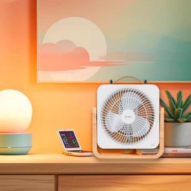 Imagem de Circulador de Ar Spirit 35W 20cm 3 Pás 3 Velocidades Caramelo Cubics 20cm 220V