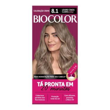 Imagem de Tintura de Cabelo Biocolor Louro Cinza Claro Estiloso 8.1