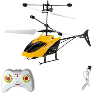 Imagem de Helicoptero Brinquedo Com Controle Remoto Recarregável E Sensor - Toy 