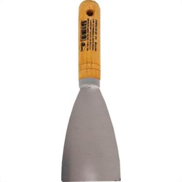 Imagem de Espatula Compel Aco Cabo Madeira 60Mm - Kit C/6 Pecas