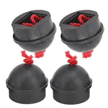 Imagem de banapoy Suporte de giz para piscina com cordão, suporte para taco de giz, acessórios de mesa de bilhar para tacos de bilhar para amigos e amantes de bilhar (preto)