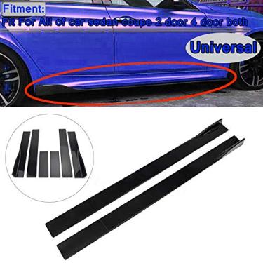 Imagem de Areyourshop Divisor universal de painel basculante de extensão de saias laterais de 199 cm para VW Golf MK5 MK6 MK7 CC, para Ford Mustang Focus RS ST, para Infiniti Q50 Q60 Q70 G25 G37, para Benz W205