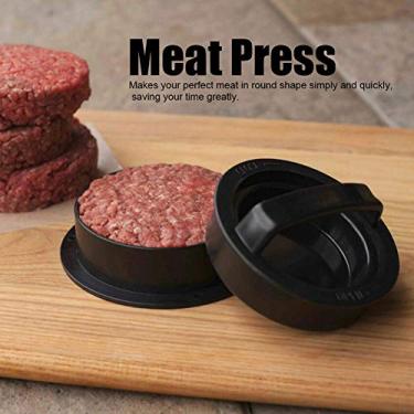 Imagem de Máquina de hambúrguer de cozinha destacável de grau alimentício prensa de carne acessórios para churrasco para cozinha doméstica e festa de churrasco