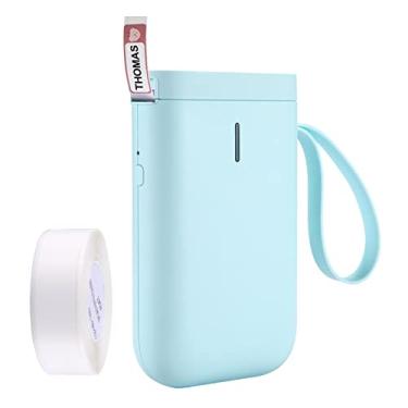 Imagem de KKcare Máquina de etiquetas térmica portátil portátil sem fio bt máquina de etiqueta compatível com ios android smartphone para escritório doméstico escola supermercado etiquetagem de código de barras diários nome