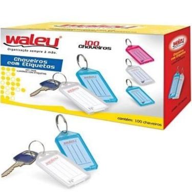 Imagem de Chaveiro Organizador de Chaves Caixa c/ 100 Unida