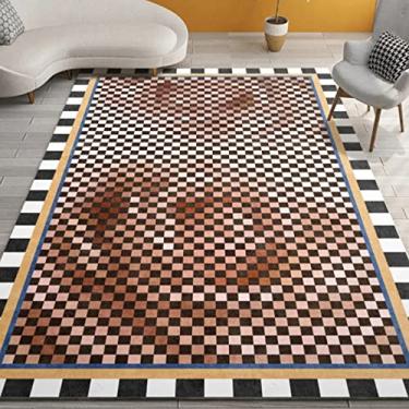 Imagem de Tapetes de área grande para decoração de interiores para meninos e meninas, quarto de crianças, tapete de chão antiderrapante de fibra de poliéster, tapete de ioga, sofá de veludo de cristal sem pelos para sala de estar