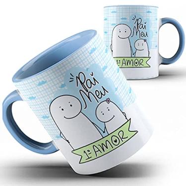 Imagem de Caneca azul papai Flork Pai meu primeiro amor