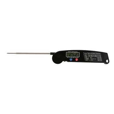 Imagem de Termômetro de churrasco sensível à leitura instantânea digital de alta precisão termômetro de carne para churrasco para churrasco Preto
