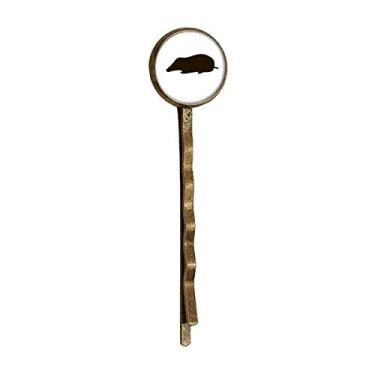 Imagem de Bobby Pin de cabelo retratado de animais de toupeira preta
