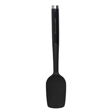 Imagem de Espátula Clássica de Silicone com Cabo em ABS 30 cm Preto KitchenAid