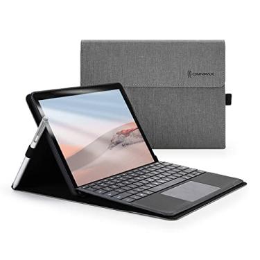 Imagem de Capa protetora Omnpak para Surface Go 3 2021/Surface Go 2 2020/Surface Go 2018 com suporte para caneta, capa leve e fina de vários ângulos, compatível com teclado de capa tipo (teclado não incluído)