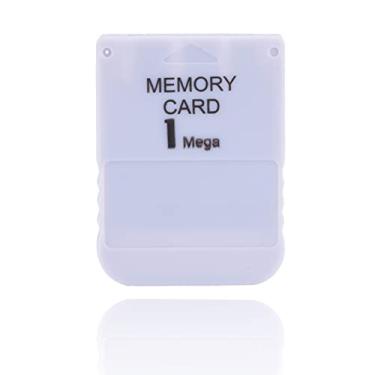 Imagem de Cartão de memória, acessório de economia de cartão de memória portátil de 1 MB para Playstation 1 um jogo PS1