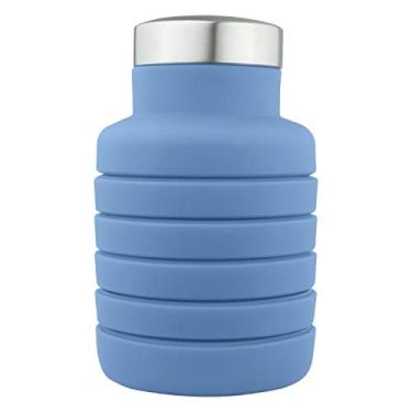 Imagem de Garrafa Retrátil Silicone Dagg Eco Care - Azul