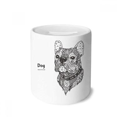 Imagem de DIYthinker Paint Run Dog Friend Company caixa de dinheiro caixa de cerâmica porta-moedas presente de cofrinho