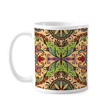 Imagem de Caneca de cerâmica para café e porcelana com estampa de flores estilo europeu