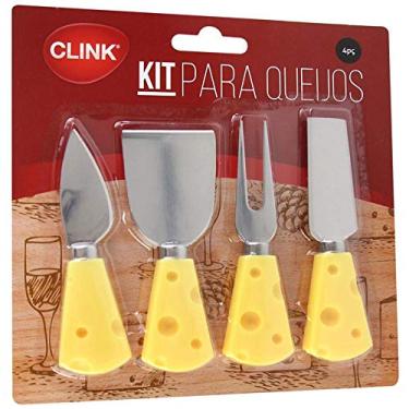 Imagem de Jogo De Facas Em Inox Para Queijos E Petiscos - 4 Peças