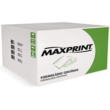 Imagem de Formulário Contínuo, Maxprint, Branco, 2 Vias, 80 Colunas, 50 g, Com Carbono, Caixa com 1500
