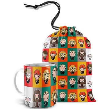 Imagem de Caneca Com Saquinho Harry Potter Desenhos Cute Chibi - Personagens
