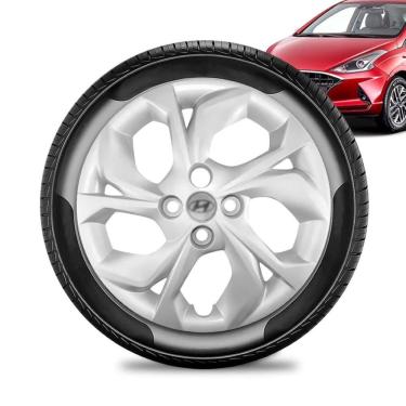 Imagem de Calota Hyundai HB20 aro 15 2020 2021 2022 Prata Emb Prata