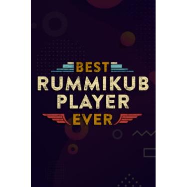 Imagem de Christmas Journal & Planner - Womens Best Rummikub Player Ever Family Art: Rummikub Player, Lined writing notebook journal for christmas lists, planning, menus, gifts, and more,Daily