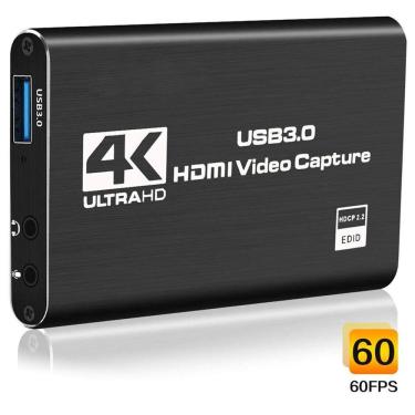 Imagem de Placa de captura de vídeo HDMI para USB 4K 60Hz Dongle