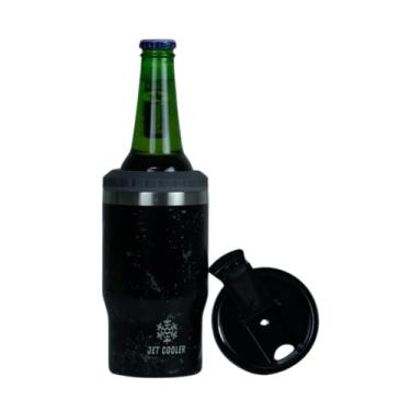 Imagem de Copo Térmico 6x1 Porta Lata, Long Neck Isolamento Vácuo multi usos copo e garrafa Térmica (preto camuflado)