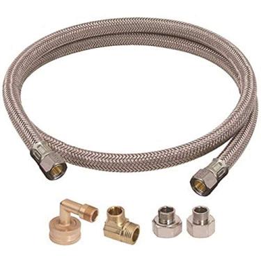Imagem de Brasscraft B1U-72DW612 D SPEEDI PLUMB BRAIDED UNIVERSAL LOUÇA CONECTOR DE LAVA-LOUÇAS KIT, 72 POLEGADAS (1 POR CAIXA)