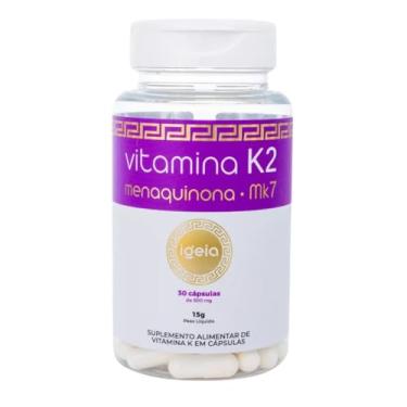 Imagem de Vitamina K2 Mk7 - Menaquinona - Igeia 30 Cápsulas