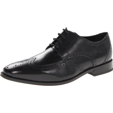 Imagem de Florsheim Sapato Oxford masculino Castellano Wingtip, Preto, 14