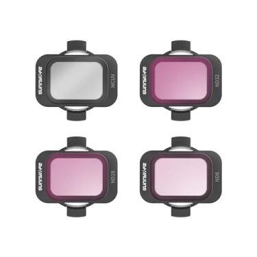 Imagem de Filtros de lente de câmera compatíveis com DJI AVATA 2, conjunto de filtros ND UV CPL ND8 ND16 ND32 ND64 ND128, filtros de vidro óptico, acessórios de lente de drone (conjunto misto de 4 peças