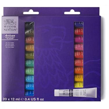 Imagem de Tinta Óleo Solúvel em Água Artisan Winsor & Newton C/20 12ml, 0.4 Fl Oz (Pack of 20)