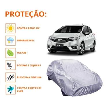 Imagem de Capa Cobrir Carro Honda Fit Proteção Qualidade Impermeável - Mosaner S