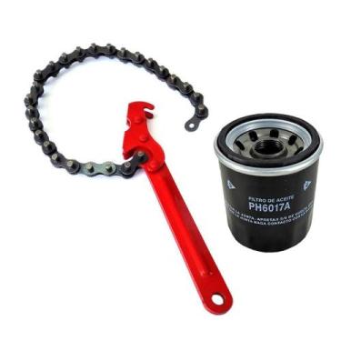 Imagem de Chave De Corrente Para Filtro Óleo Universal Pequena 8 Pol - IDEA+PRO