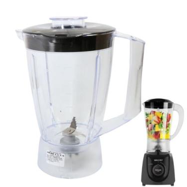 Imagem de Copo de Liquidificador Mallory Tornado 450w Resistente Preto - Microma