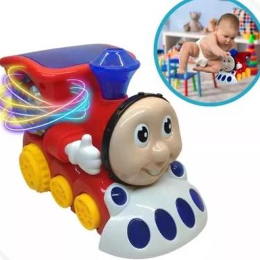 Imagem de Brinquedo Trenzinho Infantil Luz Som Bate Volta - M.Future
