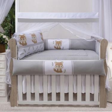 Imagem de Kit Berço Americano Duas Laterais Amiguinhos Menina Menino  - Beatriz 