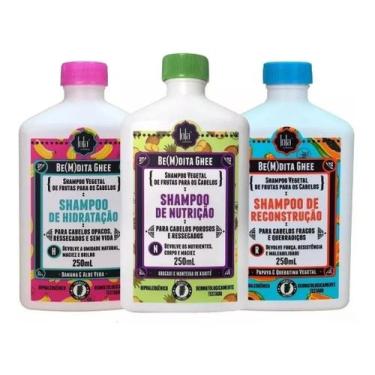 Imagem de Kit Shampoo Cronograma Be(m)dita Ghee Lola Cosmetics