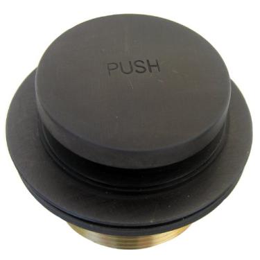 Imagem de Simpatico Coador e rolha para sapata de banho com ponta de 31359OB com 3,17 cm e bucha do adaptador para 3,17 cm, bronze polido a óleo