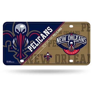 Imagem de Rico Industries NBA Boston Celtics Split Metal Auto Tag 21,6 cm x 28 cm - Ótimo para caminhão/carro/SUV