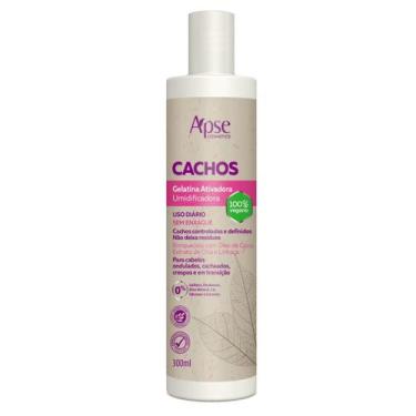 Imagem de Gelatina Apse Cachos Ativadora Umidificadora 300ml Antifrizz - Aspe